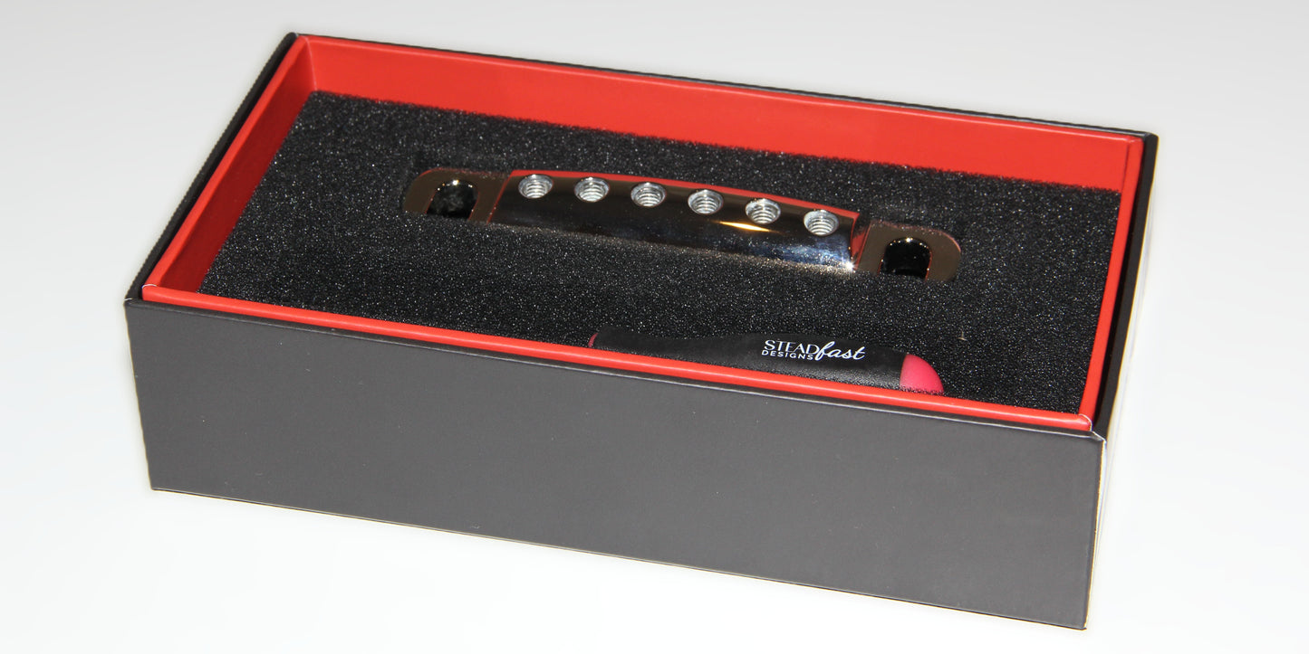 CNC Lightweight Aluminum string locking Stopbar tailpiece for Gibson Epiphone guitar Polished Nickel