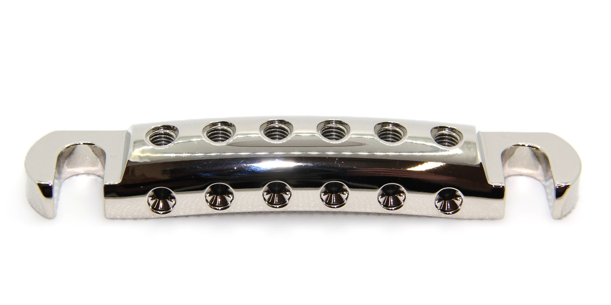 Nickel plated lightweight aluminum guitar stopbar upgrade