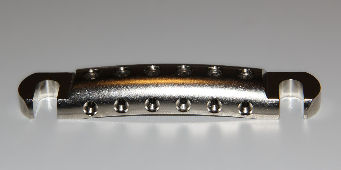 CNC Aluminum Stopbar for Gibson Epiphone guitar Nickle