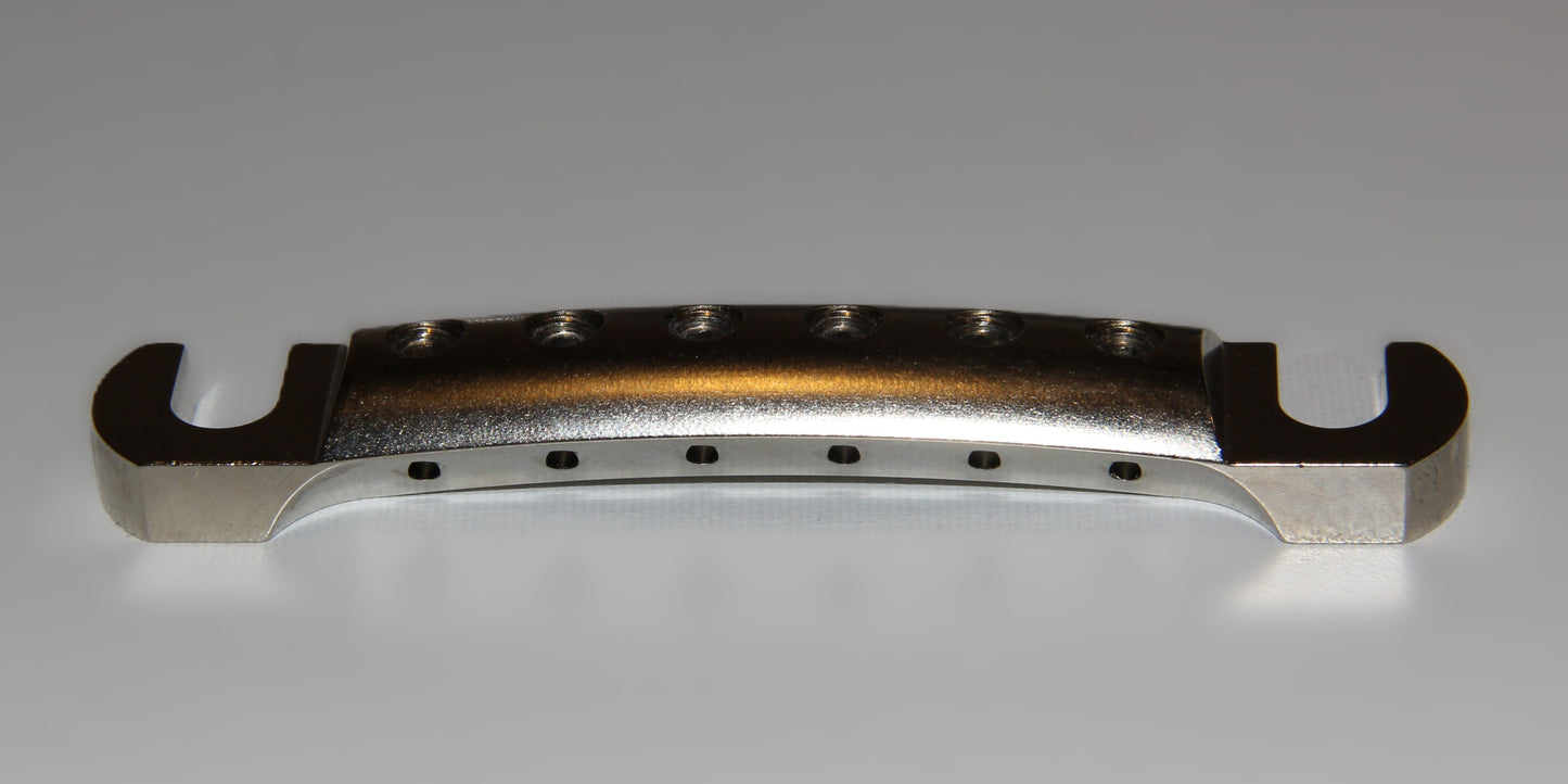 CNC Aluminum Stopbar for Gibson Epiphone guitar Nickle reverse