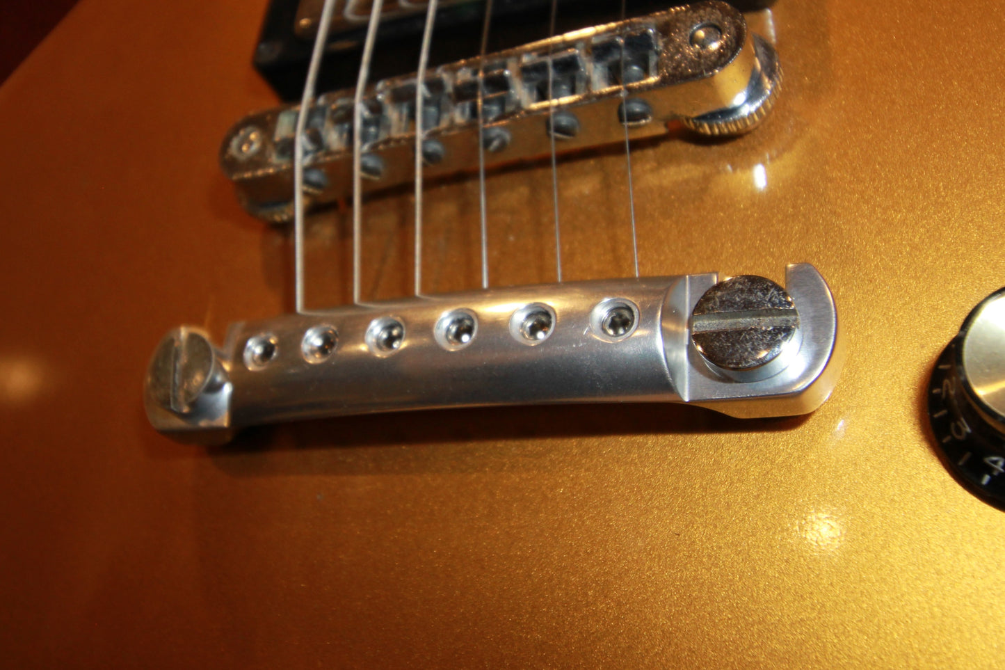 Polished and Silver Anodized CNC Lightweight Aluminum string locking Stopbar tailpiece for Gibson Epiphone guitar