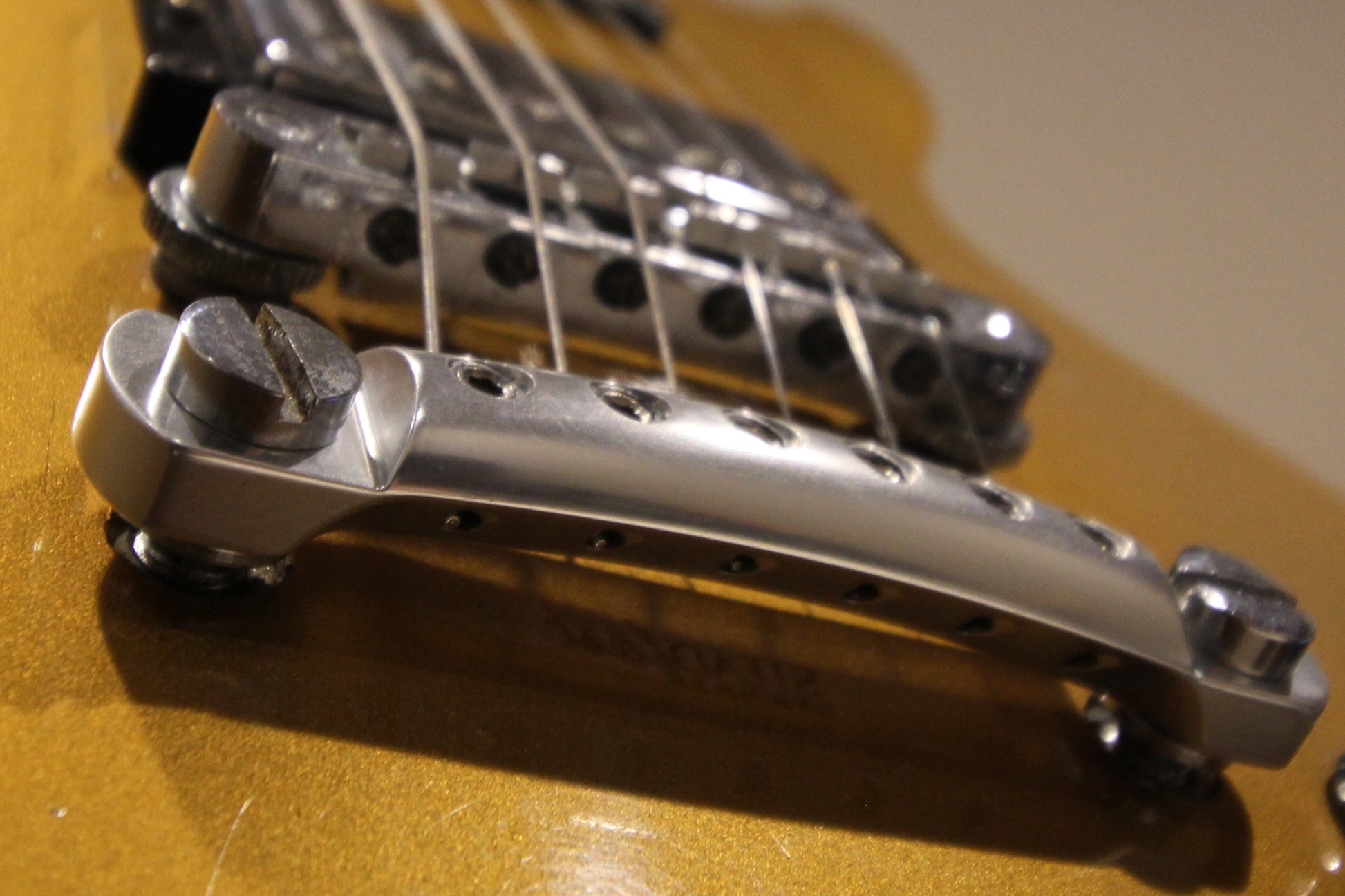Polished and Silver Anodized CNC Lightweight Aluminum string locking Stopbar tailpiece for Gibson Epiphone guitar