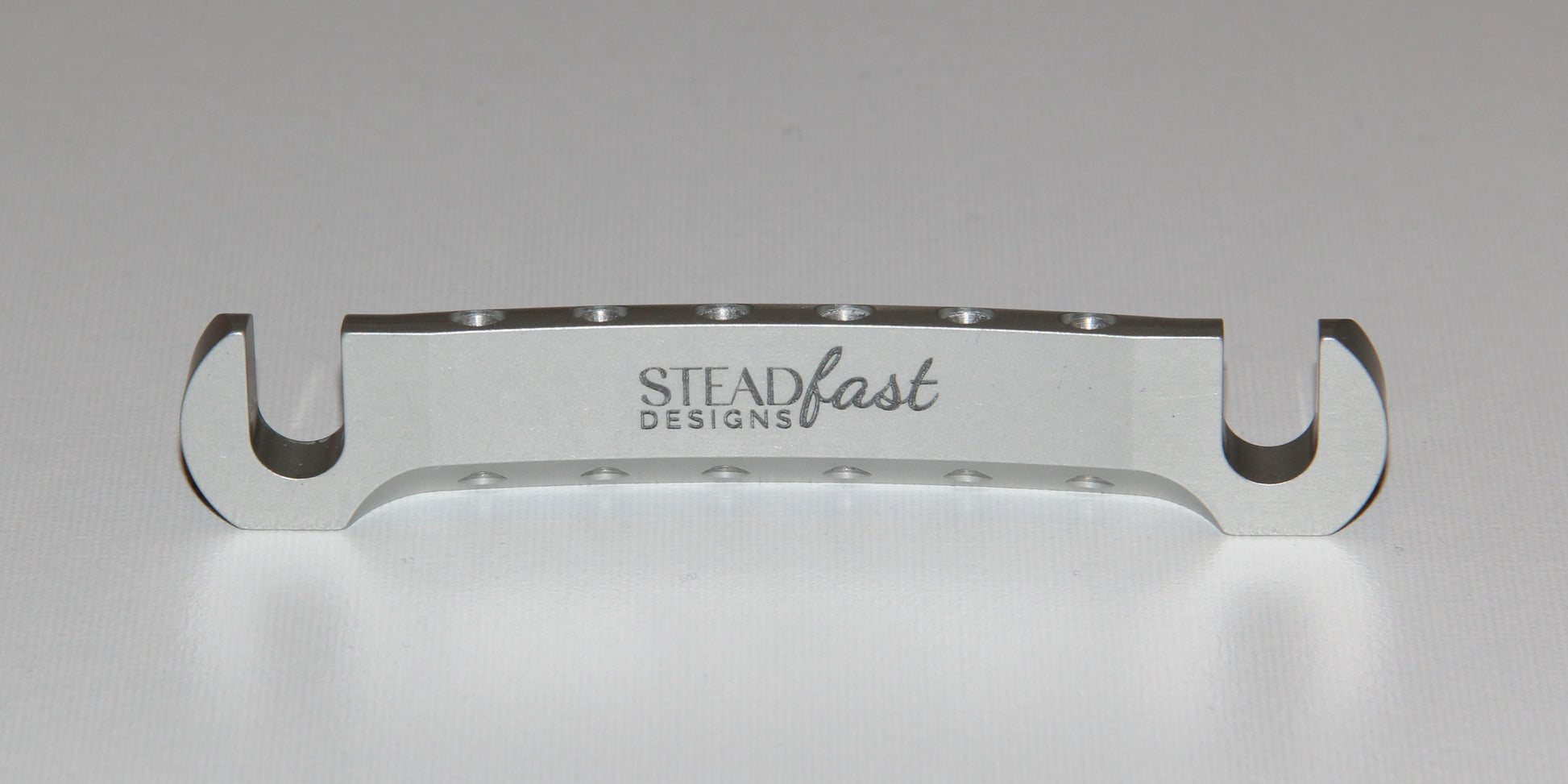 Silver Anodized CNC Aluminum Stopbar for Gibson Epiphone guitar bottom