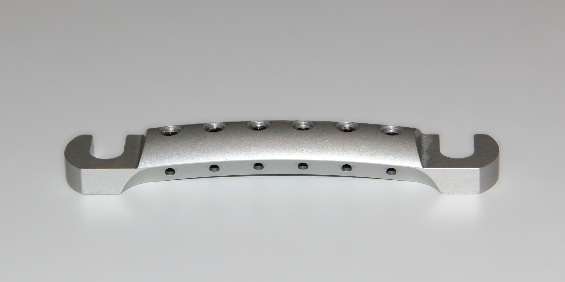Silver Anodized CNC Aluminum Stopbar for Gibson Epiphone guitar reverse